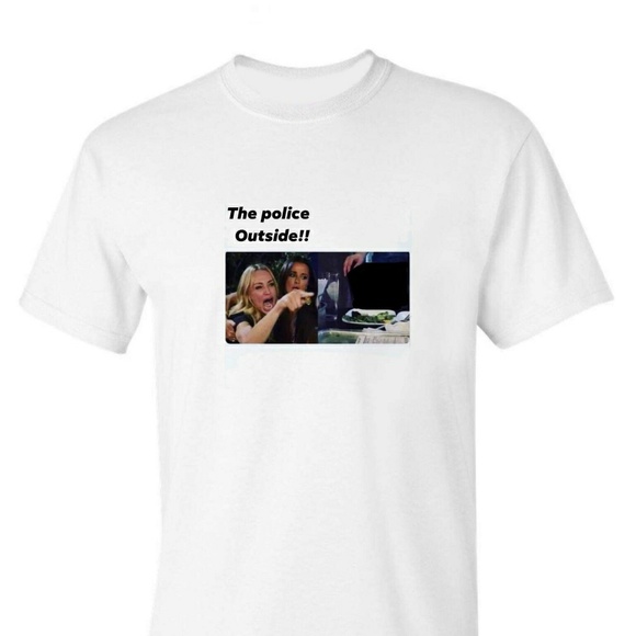 🆕 Lady yelling at cat meme t-shirt - Picture 2 of 2